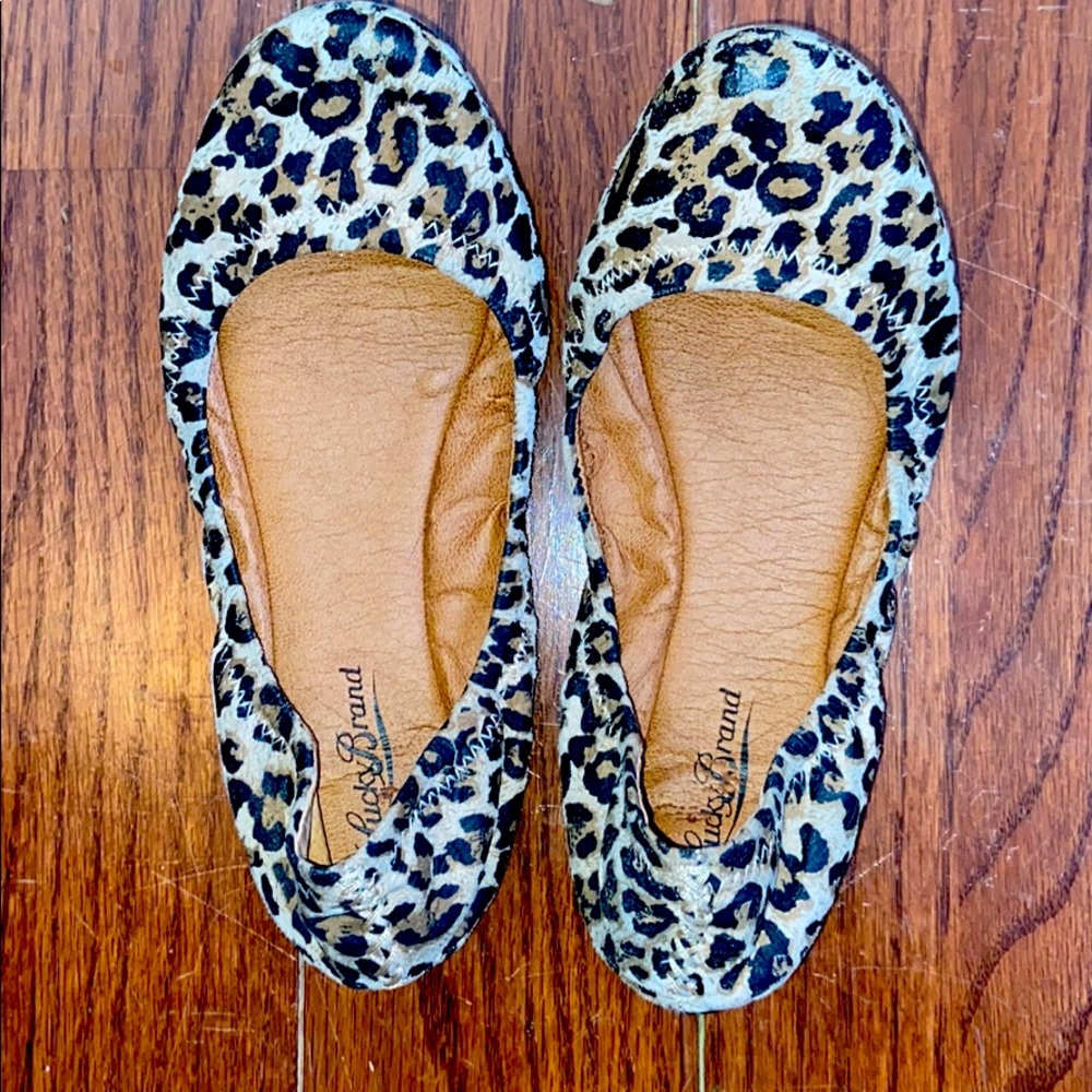 Lucky Brand Leopard Flats